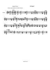 Bridal Chorus.'Treulich geführt', from the opera Lohengrin. Classical guitar arrangement
