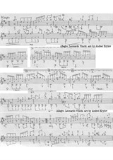 Allegro by Leonardo Vinchi, arrangement for classical guitar by Andrei Krylov
