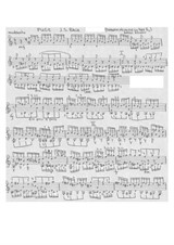 Fugue by J.S.Bach, arrangement to classical guitar