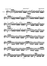 Suite in D for classical guitar. Part 5 Fast Arpeggio